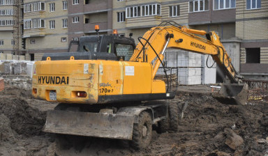Экскаватор Hyundai 170. Копка. Демонтаж.