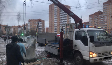 Услуги манипулятора, автовышки
