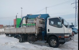 Кран манипулятор + люлька. Перевозка. Погрузка.