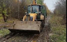 Услуги экскаватора-погрузчика. Планировка. Копка.