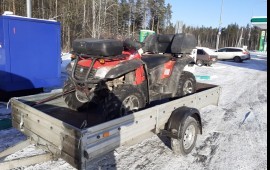 Грузоперевозкки на легковом прицепе