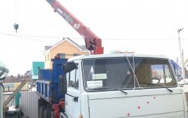 Самосвал Манипулятор доставка сыпучих материалов