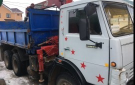 Самосвал Манипулятор доставка сыпучих материалов