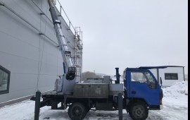 Аренда автовышки. Услуги вышка. Подъёмные работы.