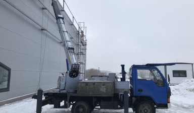 Аренда автовышки. Услуги вышка. Подъёмные работы.