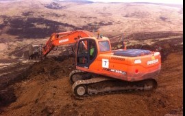Услуги аренда экскаватора Cat,Doosan,Liebherr