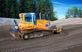 Услуги аренда бульдозера Shantui,Liebherr