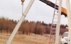 Ямобур, бурение под фундамент, сваи, монтаж ЛЭП