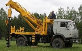 Ямобур Буровая установка аренда СПЕЦТЕХНИКИ