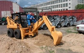 Аренда погрузчика МКСМ-800. Минипогрузчик.