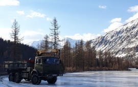 Вездеход- Кран- борт- самосвал