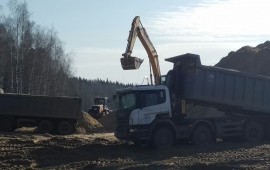 Песок карьерный оптом с доставкой