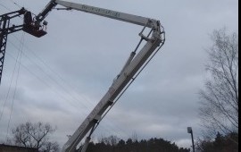Автовышка 22м, в аренду. Подъемные работы.