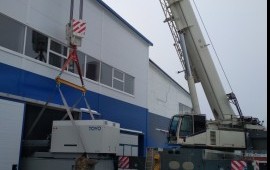 Такелажные работы до 1100 тонн в Расторопово