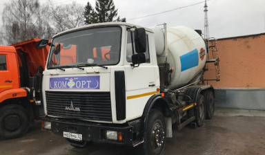 Аренда автобетоносмесителя на шасси КАМАЗ и МАЗ в Брянске