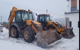 Услуги экскаватора погрузчика. Планировка. Копка