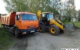 Услуги экскаватора погрузчика 4Х4 Полноприводный