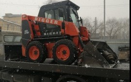Аренда мини-погрузчика, гидромолот, буроям. НДС.