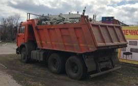 Вывоз строительного мусора камаз Самосвал