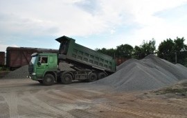 Продажа и перевозка щебня различных фракций