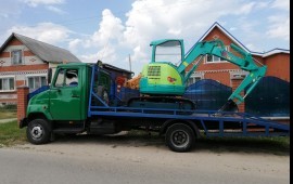 Миниэкскаватор аренда. Копка. Планировка.