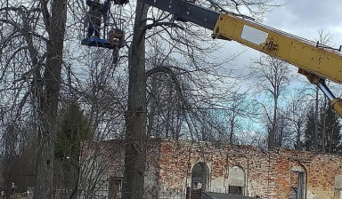 Услуги автовышки. Подъёмные работы.