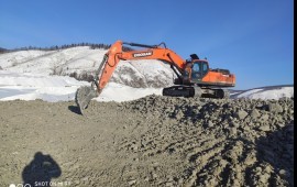 Doosan 340 2018 г экскаватор аренда, услуги
