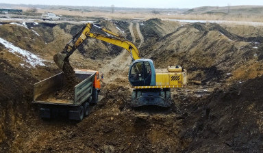 Услуги экскаватора-погрузчика. Земляные работы. jcb