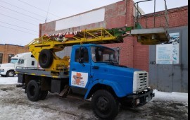 Услуги автовышки телескоп 18м.
