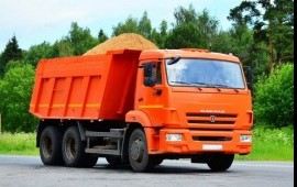 Доставка песка мытый природный, подсыпка.