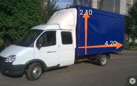 Грузоперевозки. Транспортная грузовая Газель.