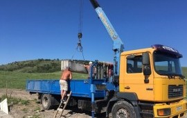 Манипулятор MAN 15 тонн. Симферополь. Перевозка.
