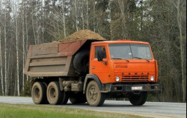 Перевозка сыпучих грузов. Песок, щебень, чернозем.
