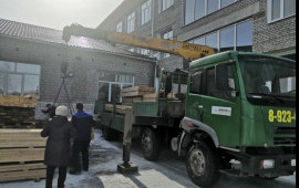 Манипулятор борт 10 тонн стрела 6 тонн