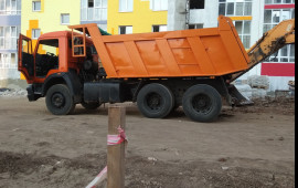 КамАЗ 15тон самосвал. Песок, щебень, чернозем. в Усть-Кинельском