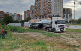 Перевозка негабаритных грузов. Трал.