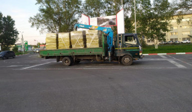 Услуги крана манипулятора. Грузоперевозки Погрузка