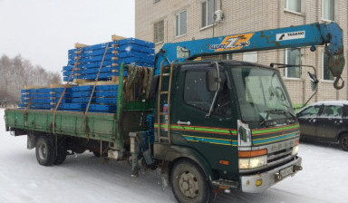 Услуги крана манипулятора. Грузоперевозки Погрузка