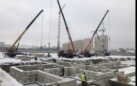 Аренда автокрана 25- 32т. Разгрузка. Подъем.