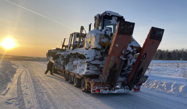 Аренда низкорамного 60т трала. Перевозка техники. в Томске