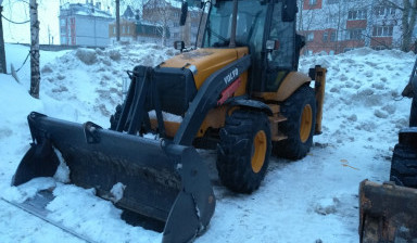 Услуги экскаватора-погрузчика. Планировка. Копка.
