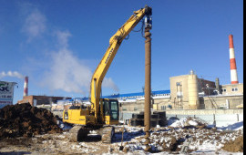 Буровая установка аренда. Буровые работы. Сваебой.