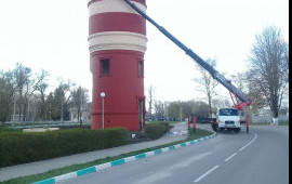Услуги, аренда автовышки 18.24.28.32 метра.