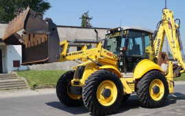Экскаватор погрузчик new holland. Планировка.