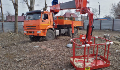 Услуги Крана- манипулятора- автовышки. Подъем в Брусянском