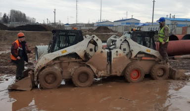 Аренда 5 минипогрузчиков боб кет на гусеницах