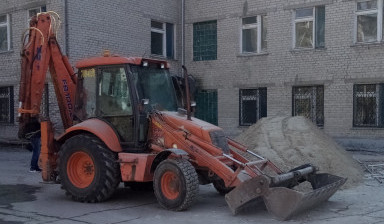 Аренда экскаватора- погрузчика. Услуги. Заказ.