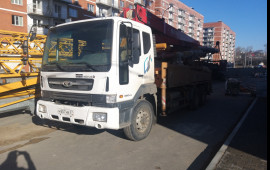 Услуги бетононасоса. Аренда автобетононасос.