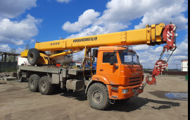 Аренда автокран урал 25 тонн. Заказ кран.