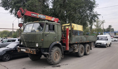 КАМАЗ ВЕЗДЕХОД 6x6. Манипулятор- кран аренда.